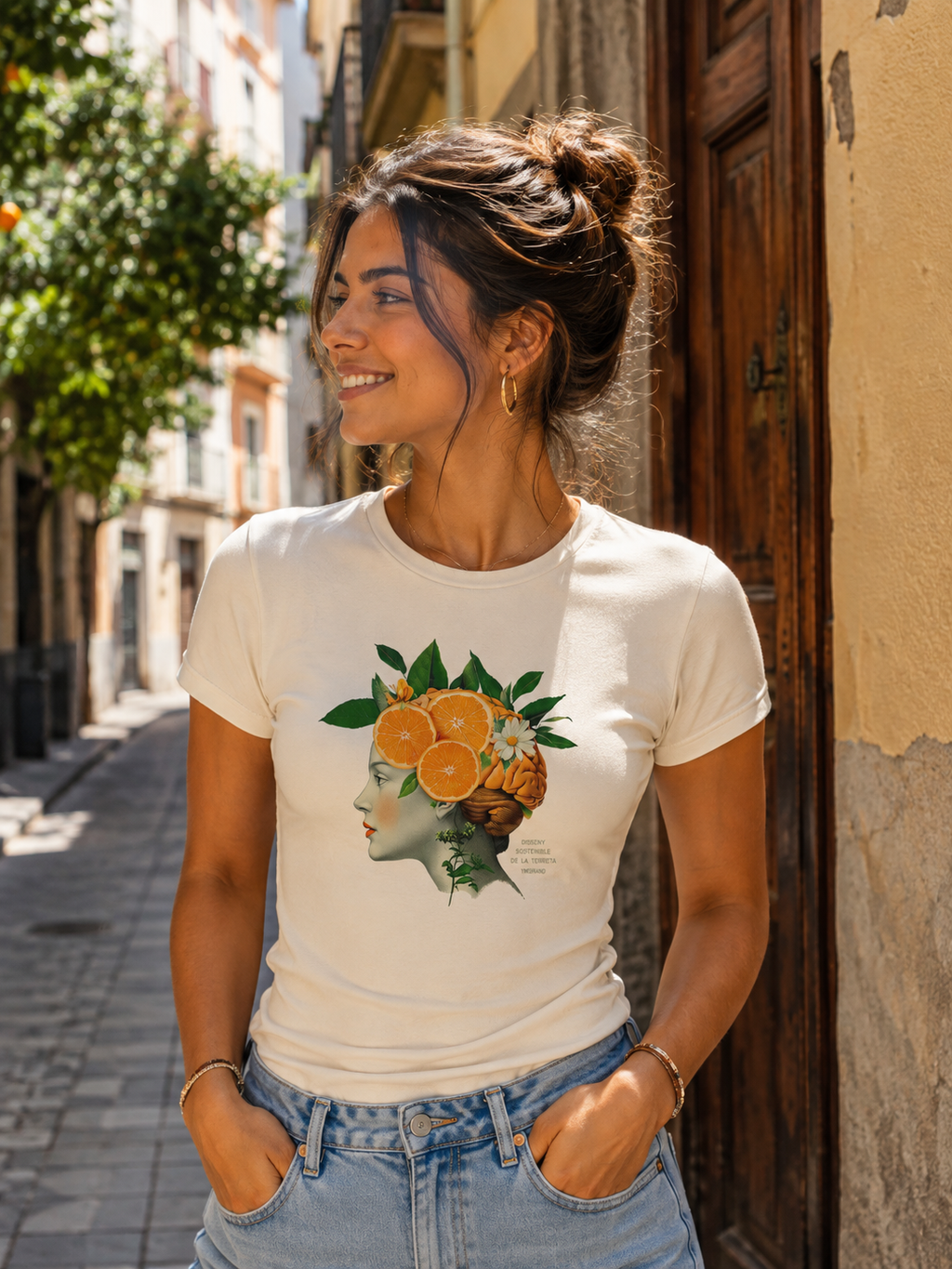 Terreta Camiseta Piensa Valencia — Mujer