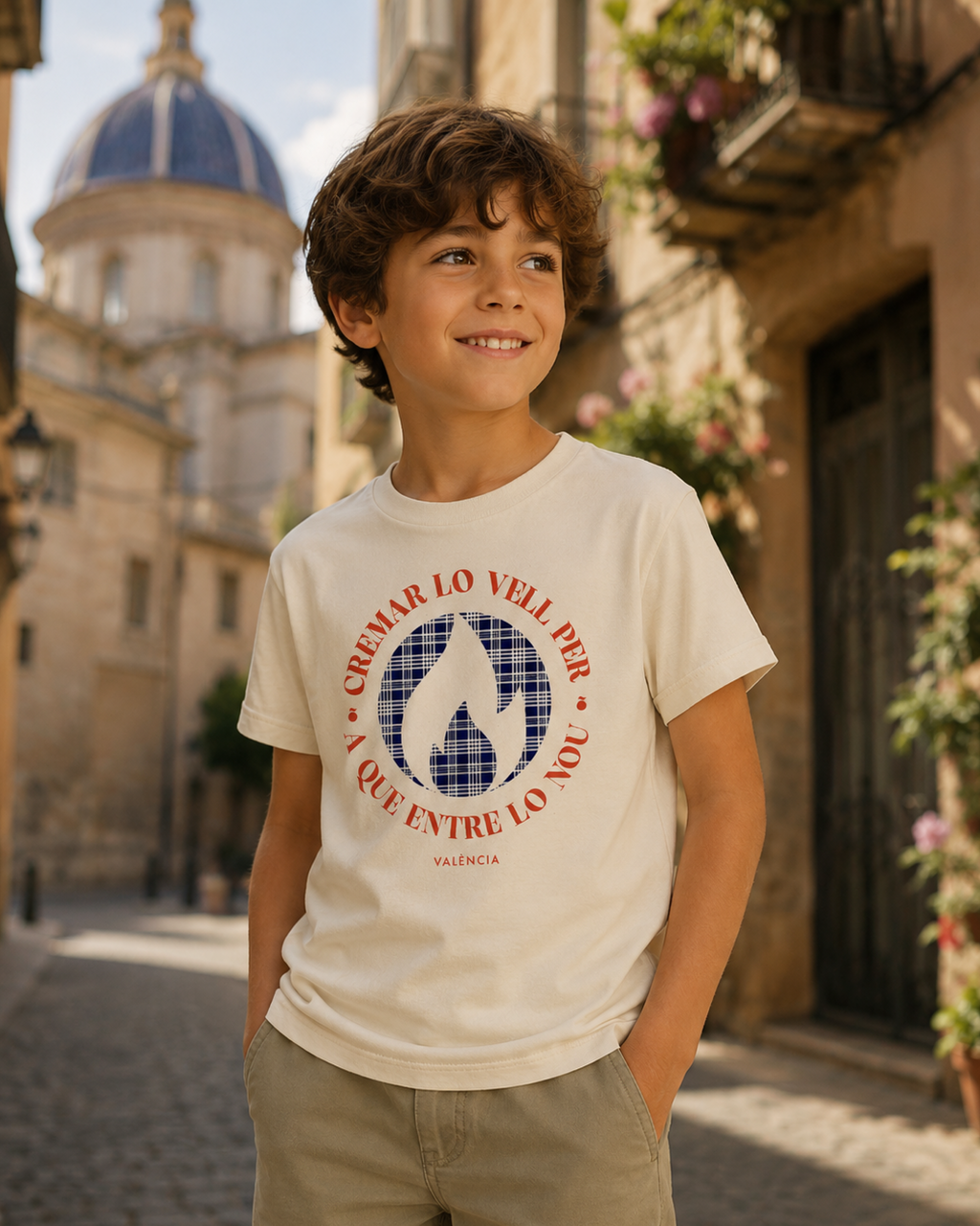Camiseta Niñ@ Terreta Fallas Cremar lo Vell