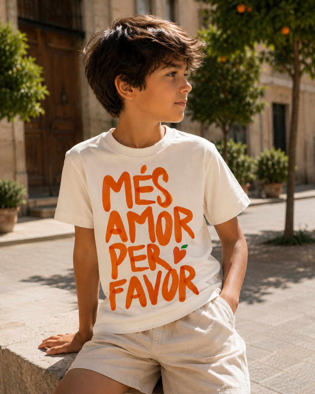 Camiseta Niñ@ Terreta Més Amor Per Favor