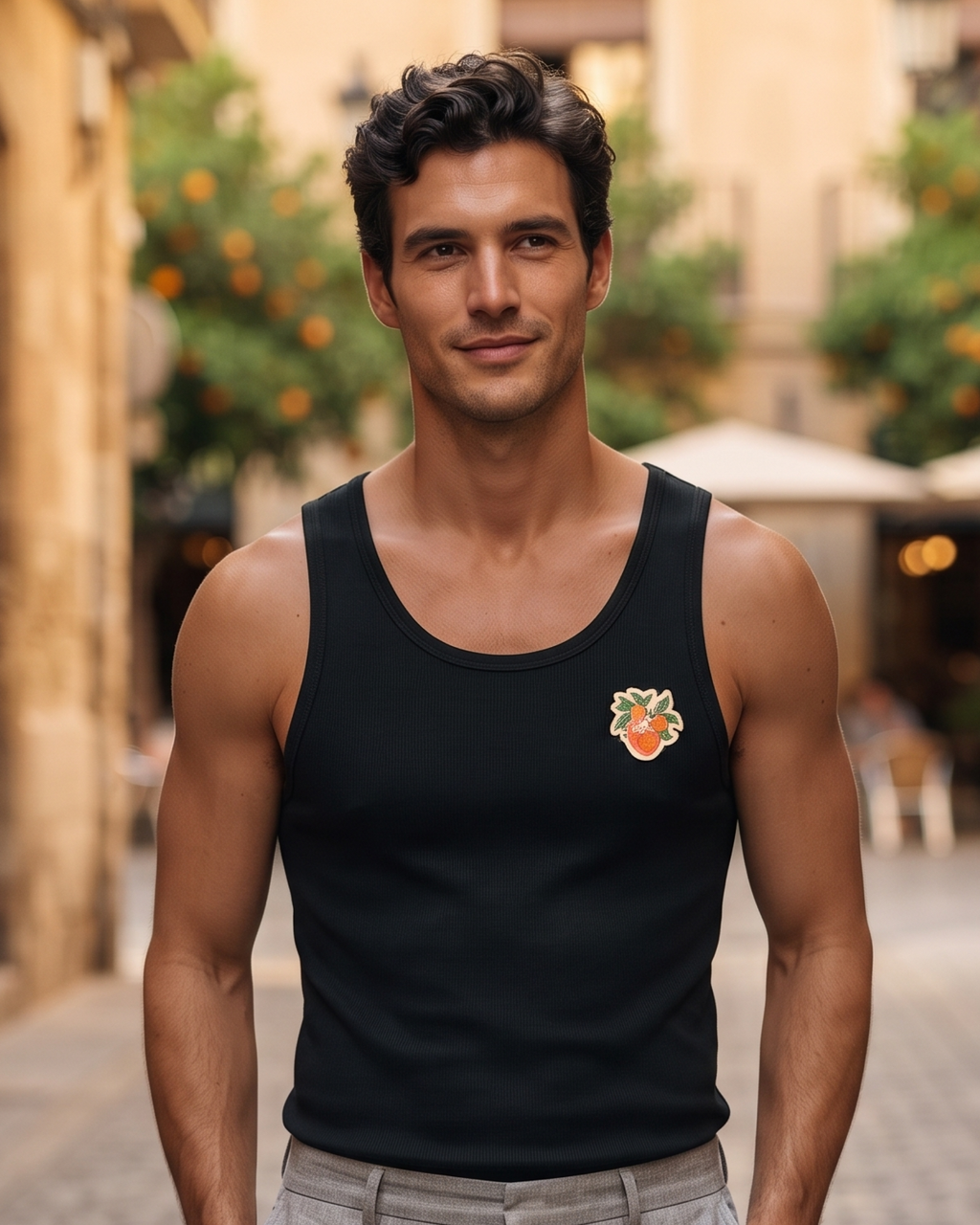 Camiseta Terreta Tirantes Parche Corazón