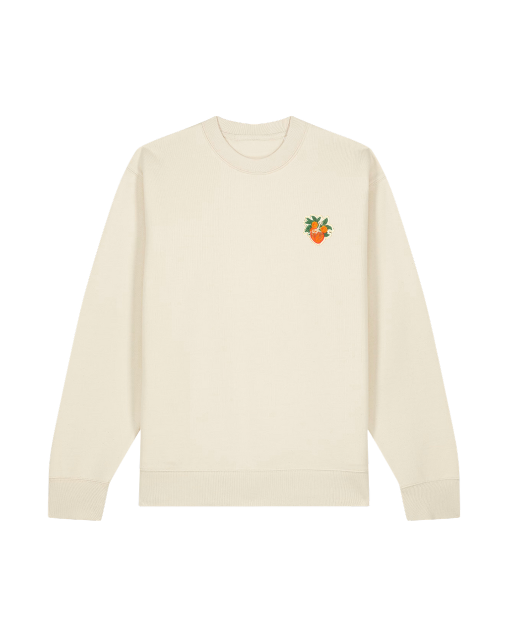 Terreta Oversized Heart Patch Sweatshirt