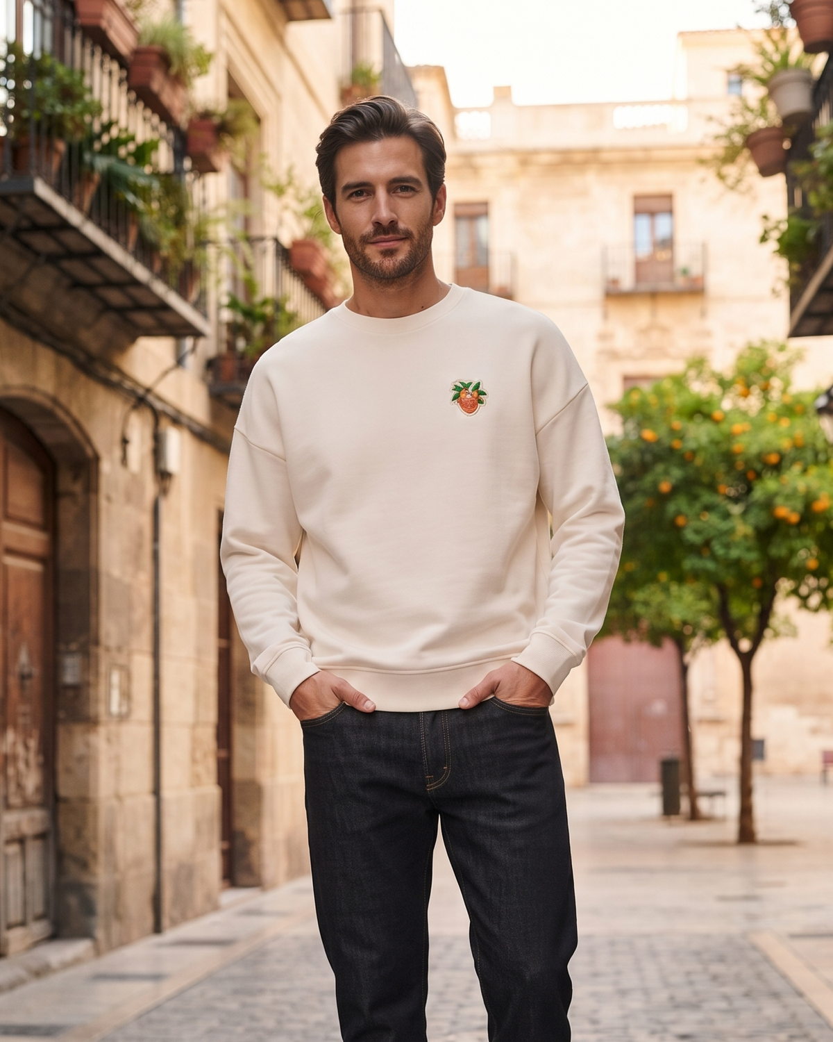 Sudadera Terreta Parche Corazón