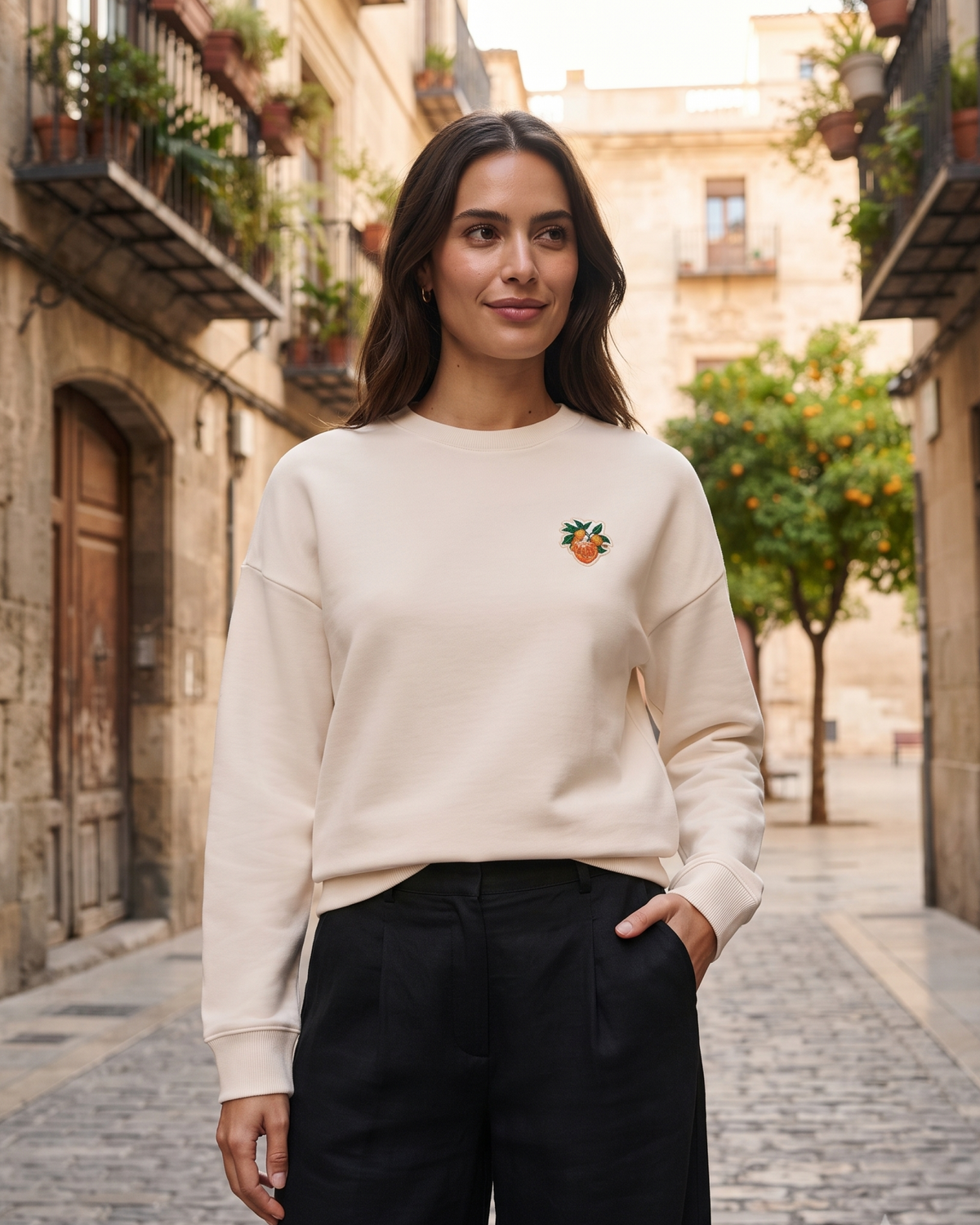 Sudadera Terreta Parche Corazón