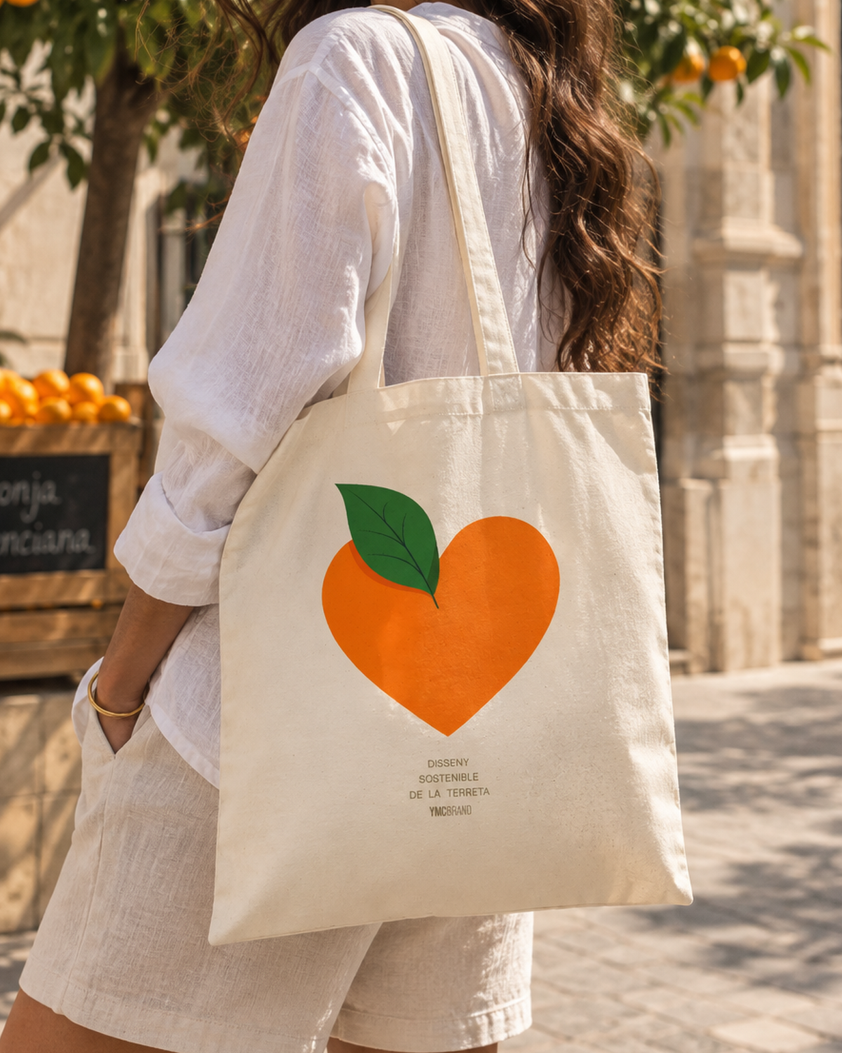 Tote Bag Terreta Naranja Amor