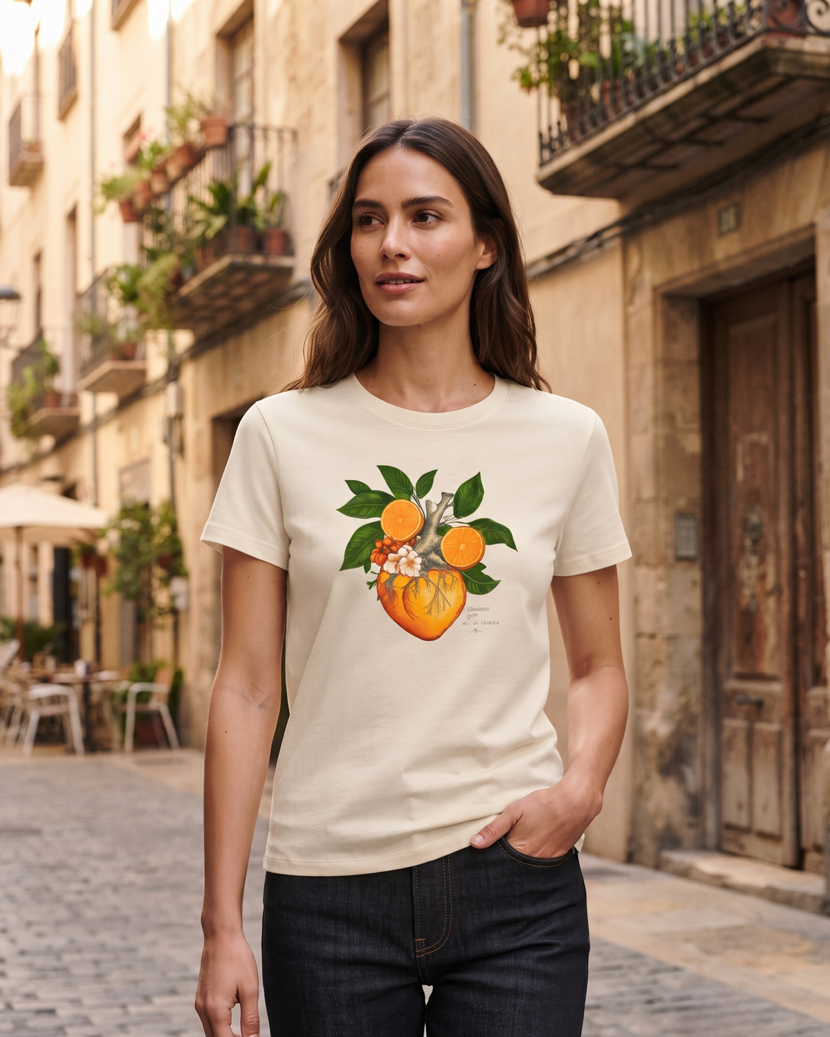 Terreta Camiseta Siente Valencia — Mujer