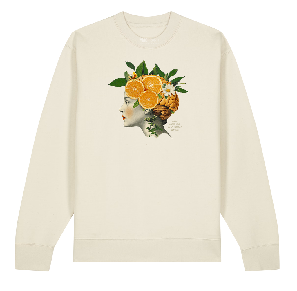 SUDADERA TERRETA Parche naranja