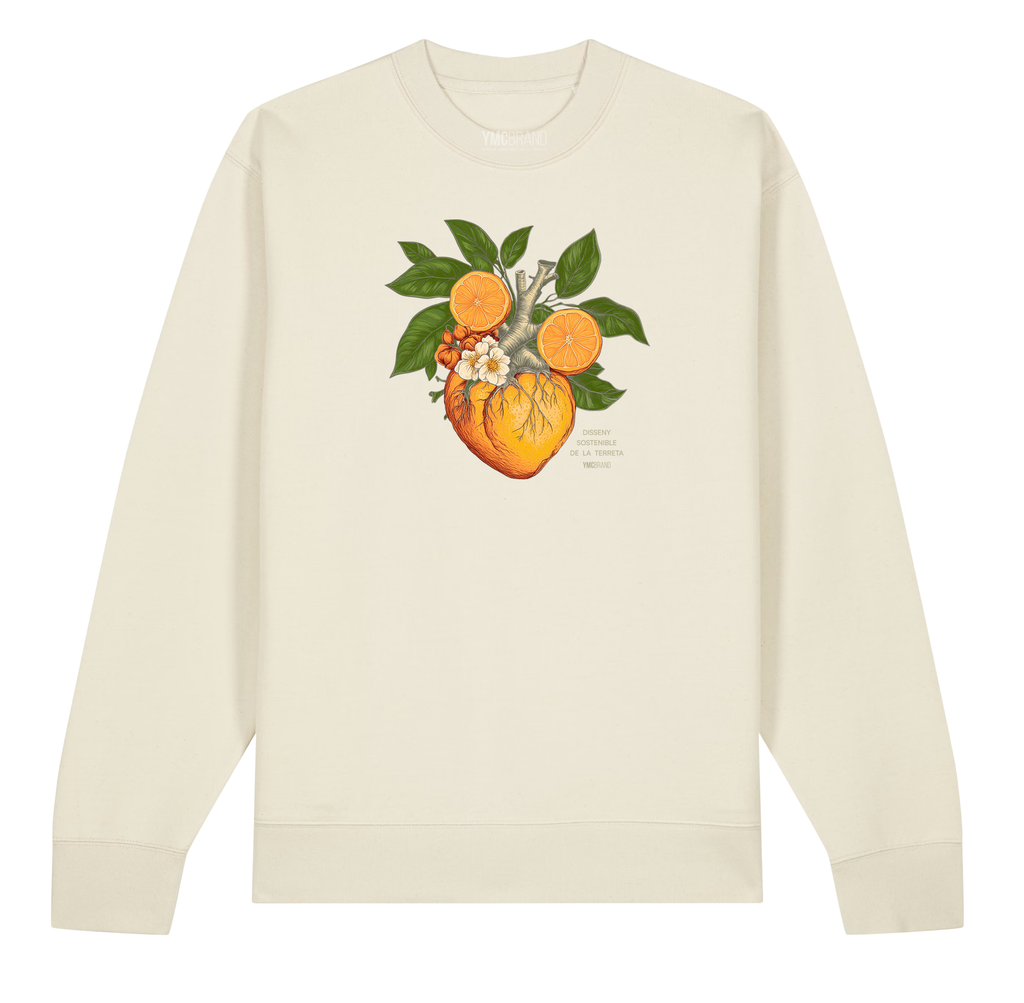 SUDADERA TERRETA Parche naranja