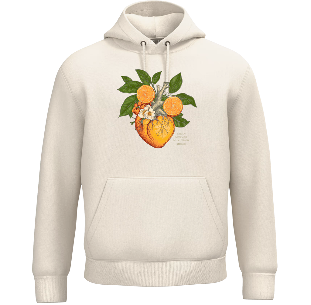 SUDADERA TERRETA Parche naranja